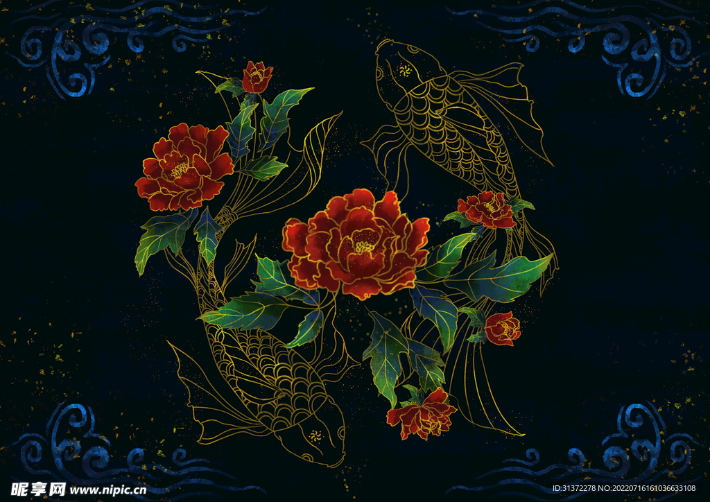 国潮海报设计图片