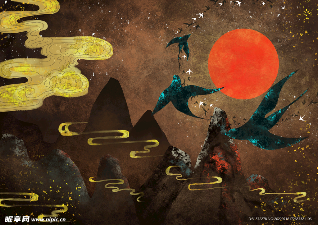  国潮海报设计图片