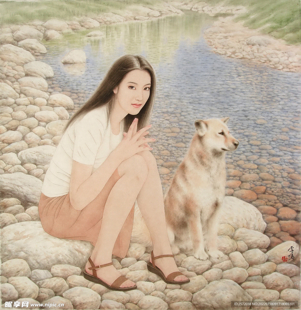 涓涓溪水