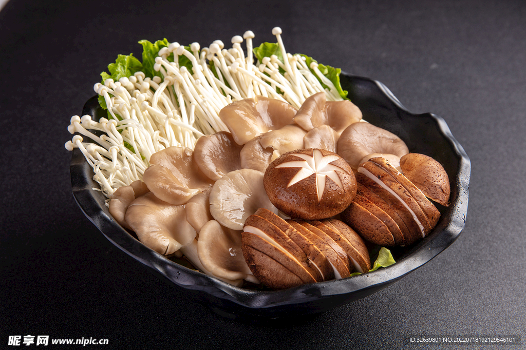 火锅食材 菌菇拼盘