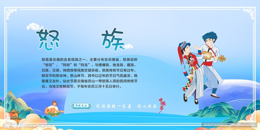 五十六个民族 怒族