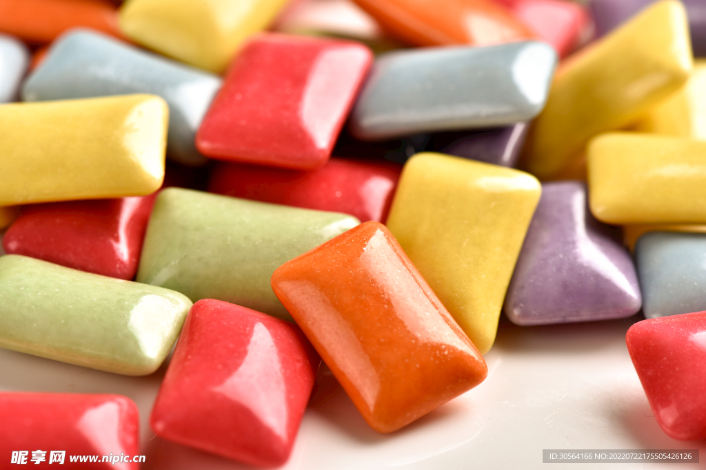 五彩空气糖果零食