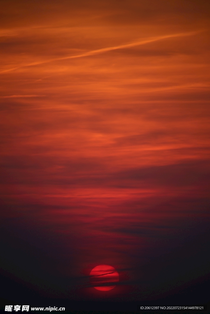 夕阳 太阳下山