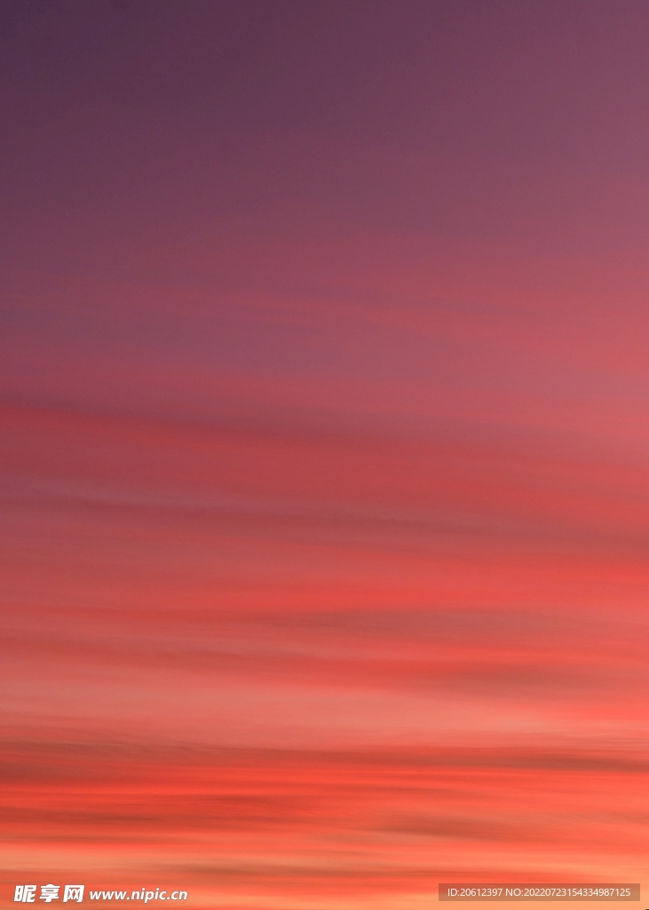 天空 夕阳