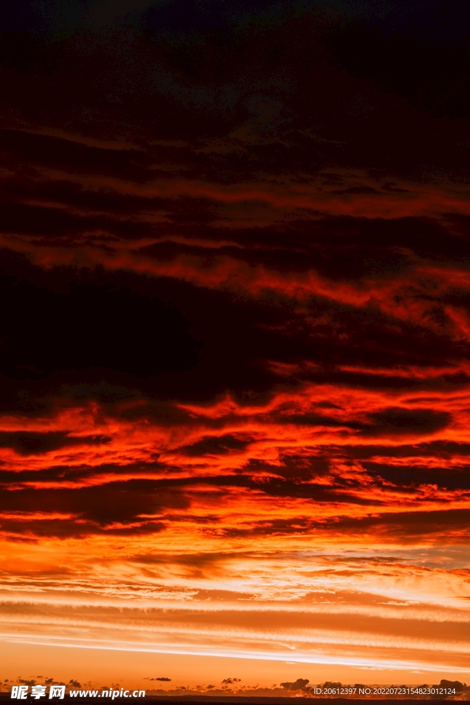红色夕阳