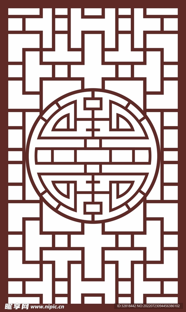 古风窗框
