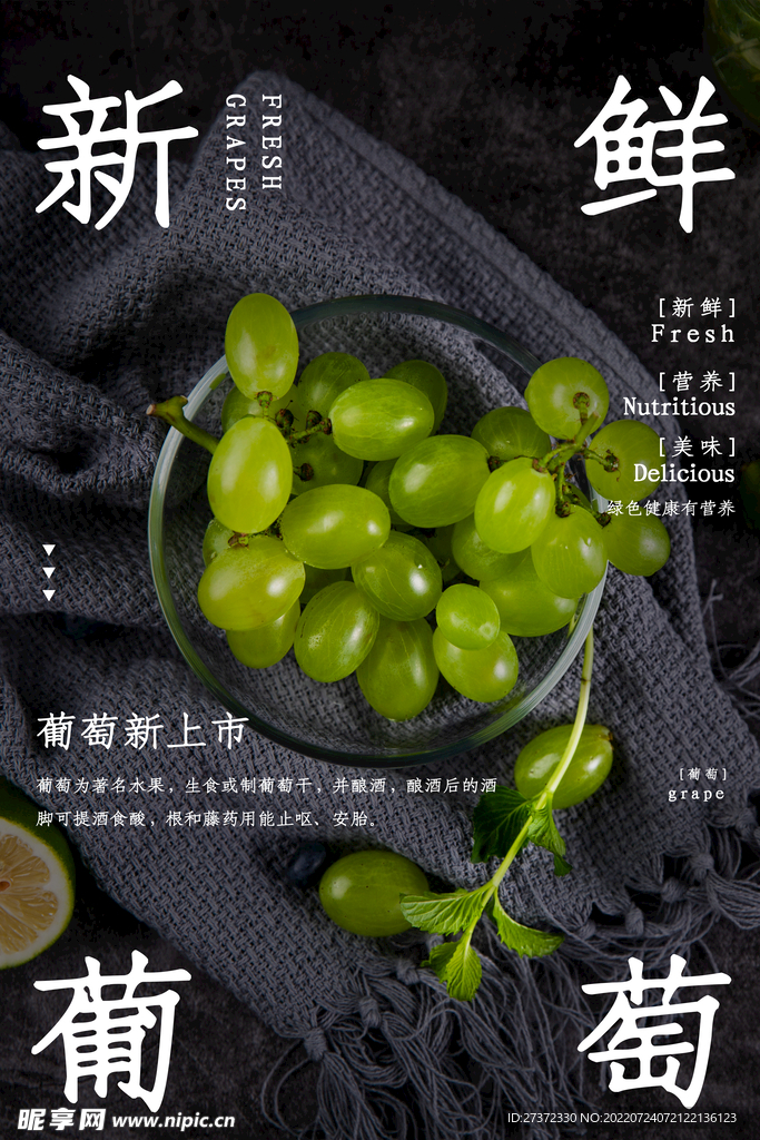 葡萄海报