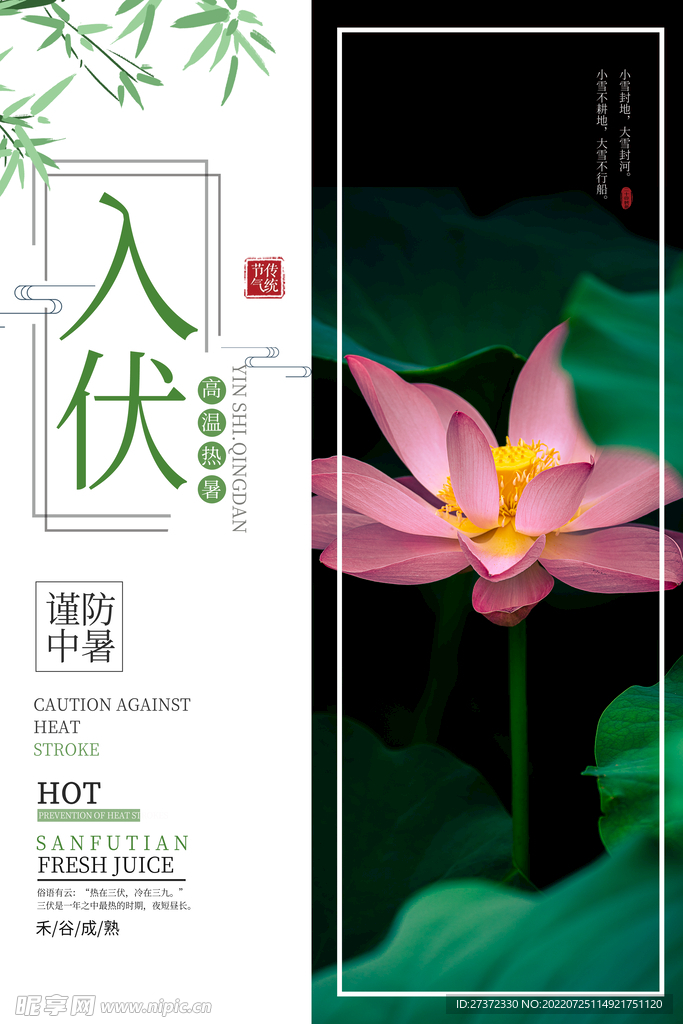 入伏海报