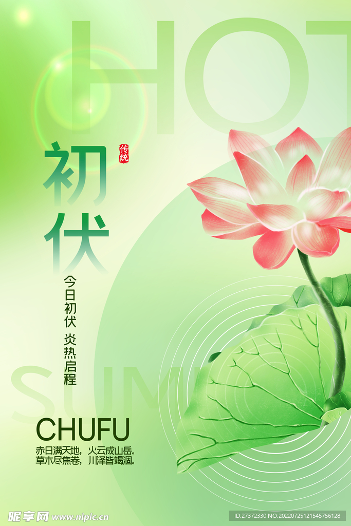 入伏海报