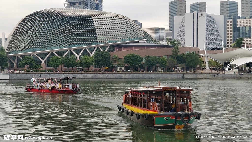 新加坡 城市 滨海 建筑 