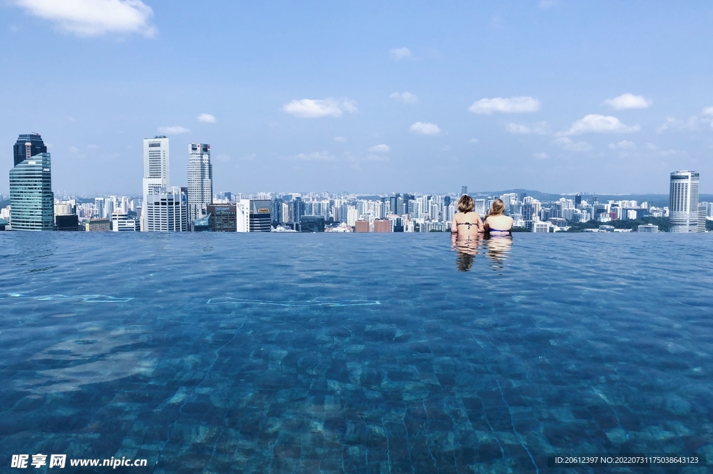 新加坡 城市 滨海 建筑 