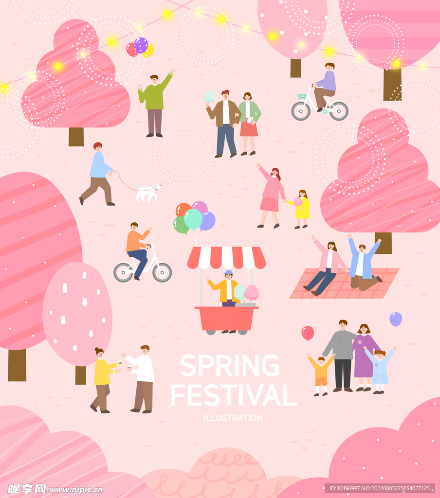 春天插画