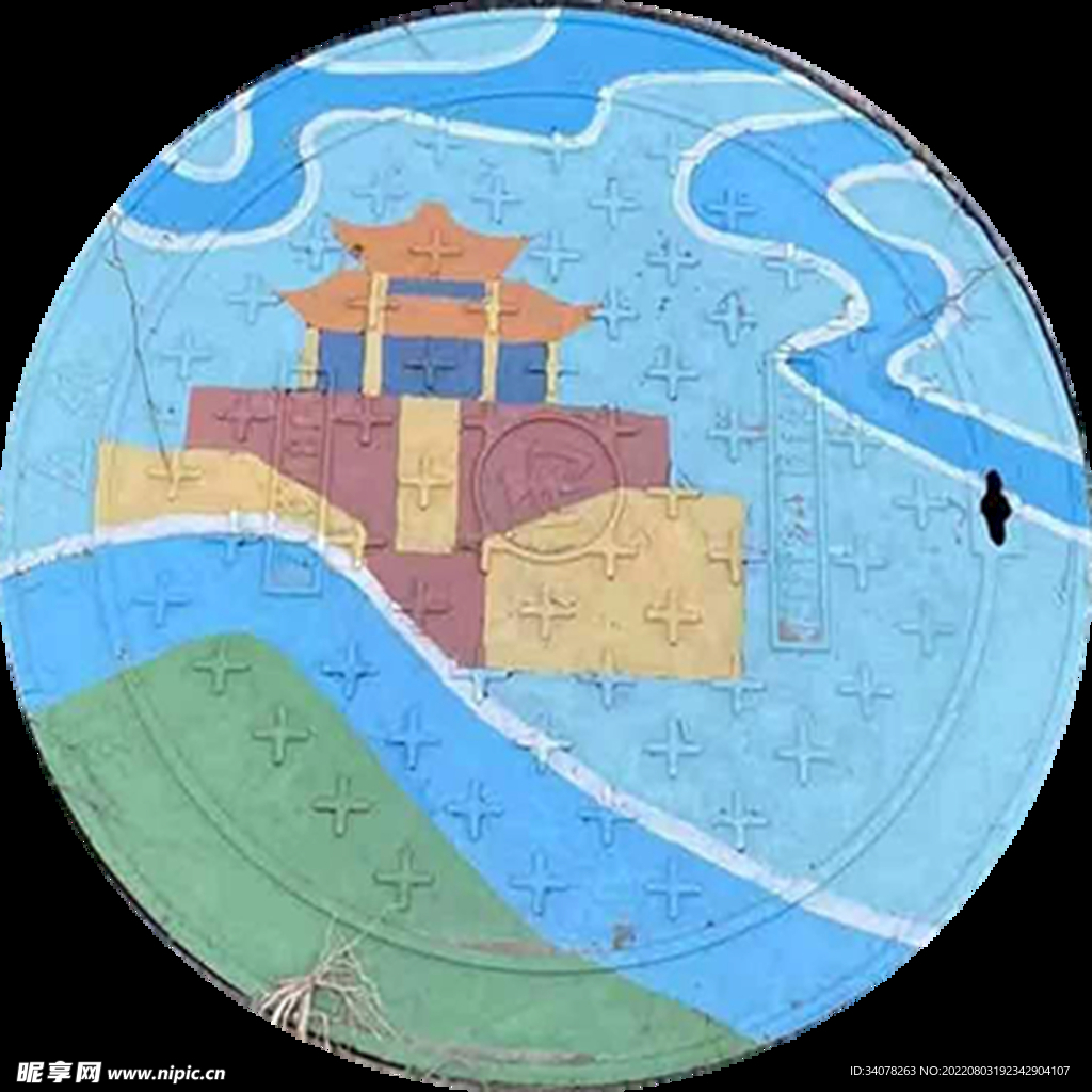 井盖涂鸦