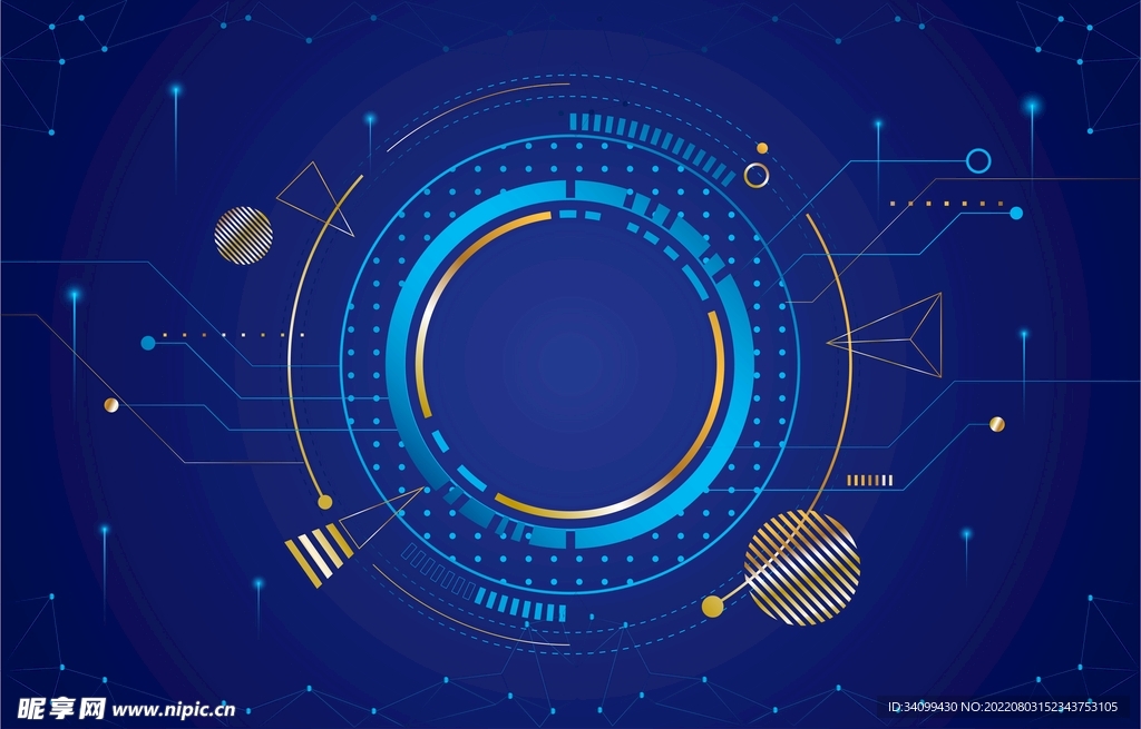 AI矢量科技感背景底纹