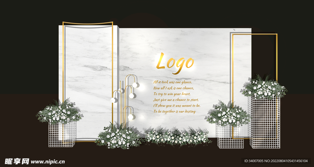 白色大理石婚礼