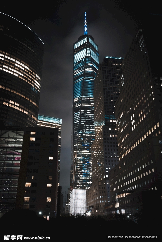 城市 纽约 鸟瞰 地平线 都市