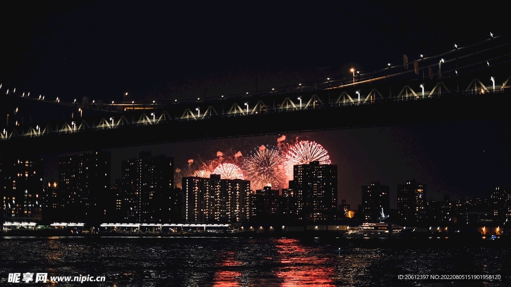 城市 纽约 鸟瞰 地平线 都市