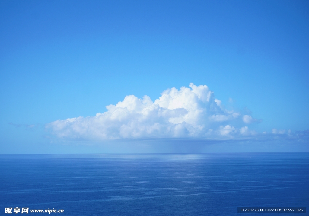 天空 云 蓝天 大海