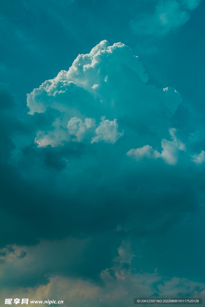 天空 蓝天 乌云