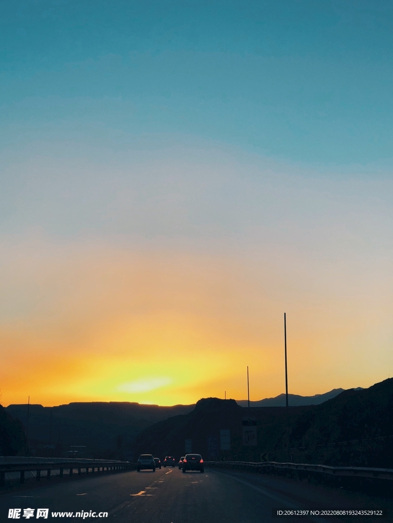 晚霞 夕阳 日出