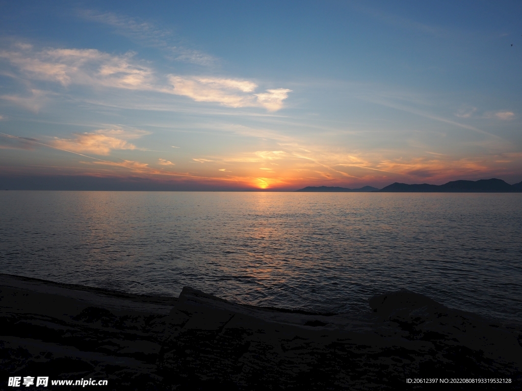 晚霞 夕阳 日出