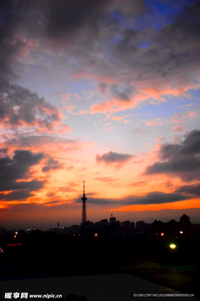 晚霞 夕阳 日出