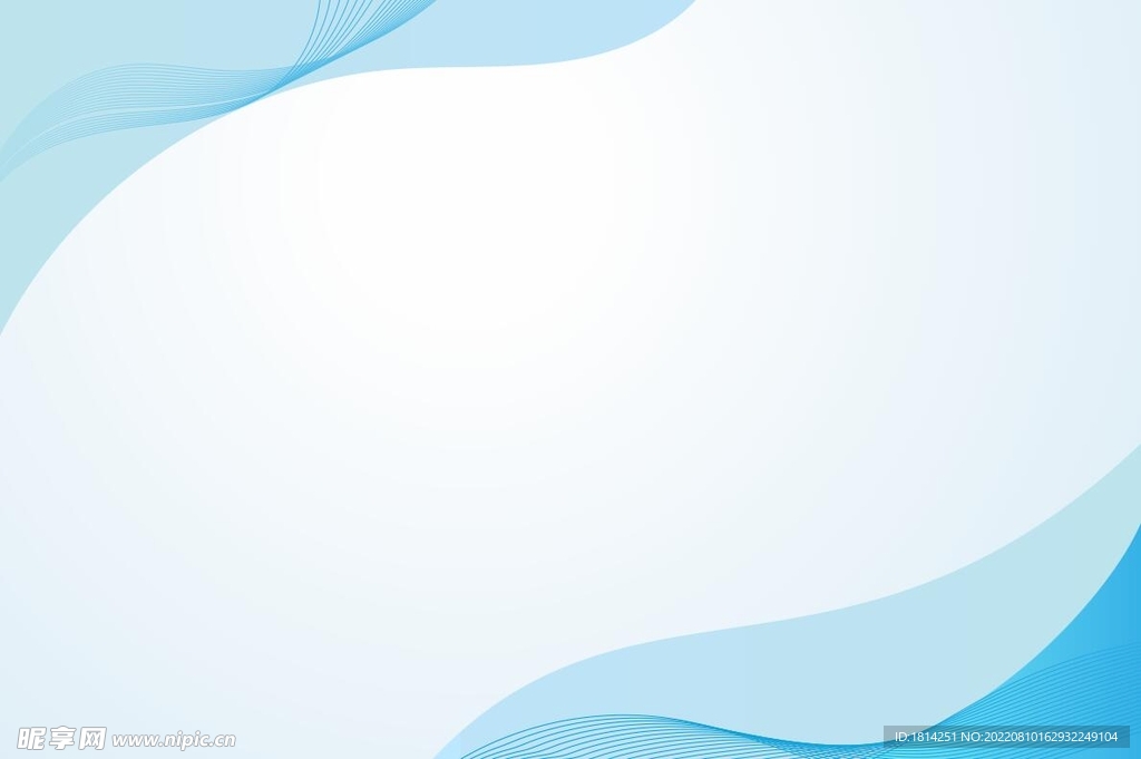 蓝色曲线背景