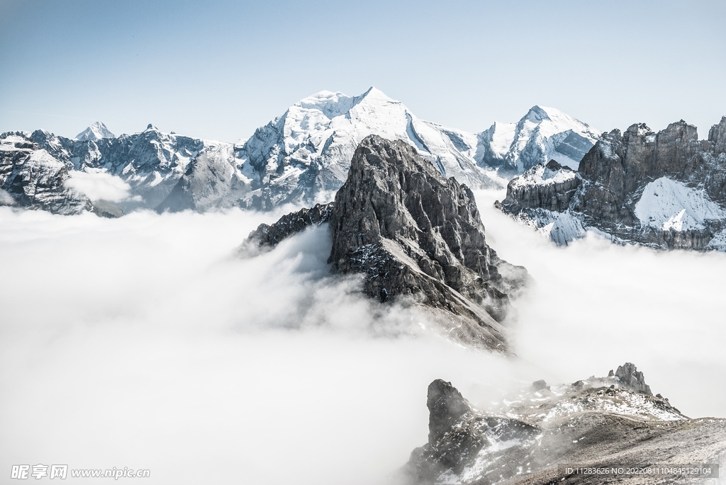 雪山山脉摄影