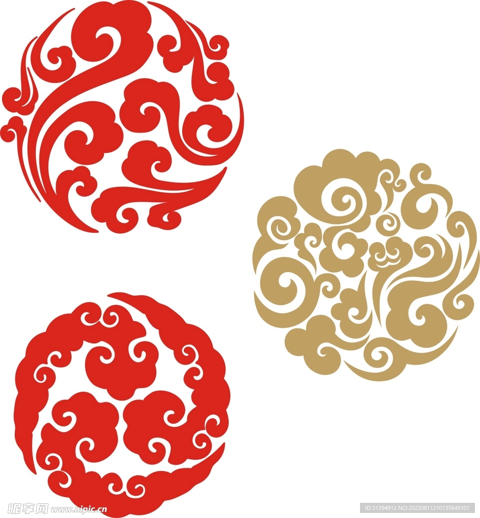 祥云花纹