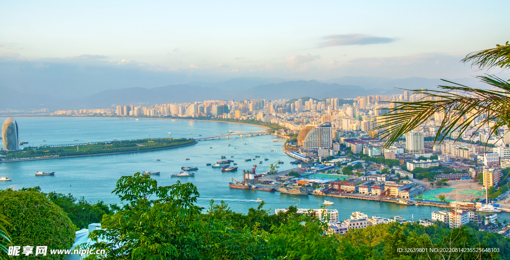 三亚城市全景