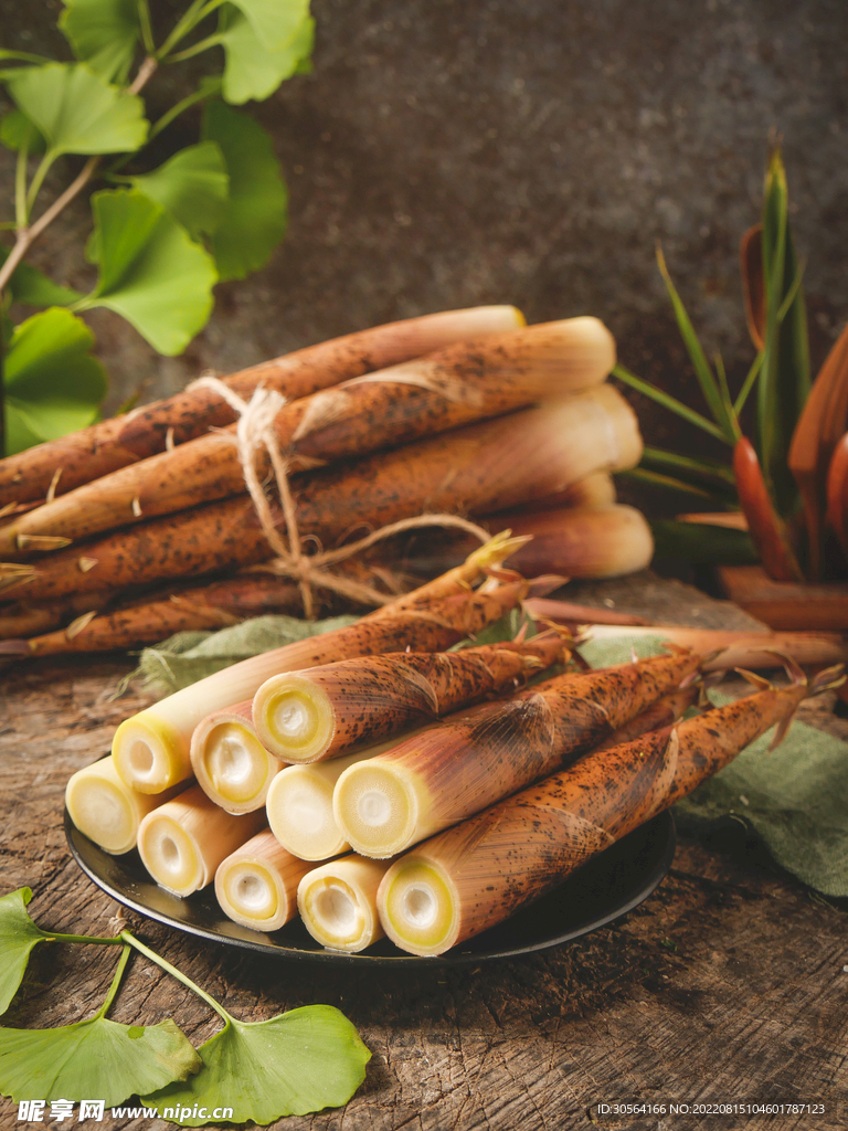 新鲜竹笋食材