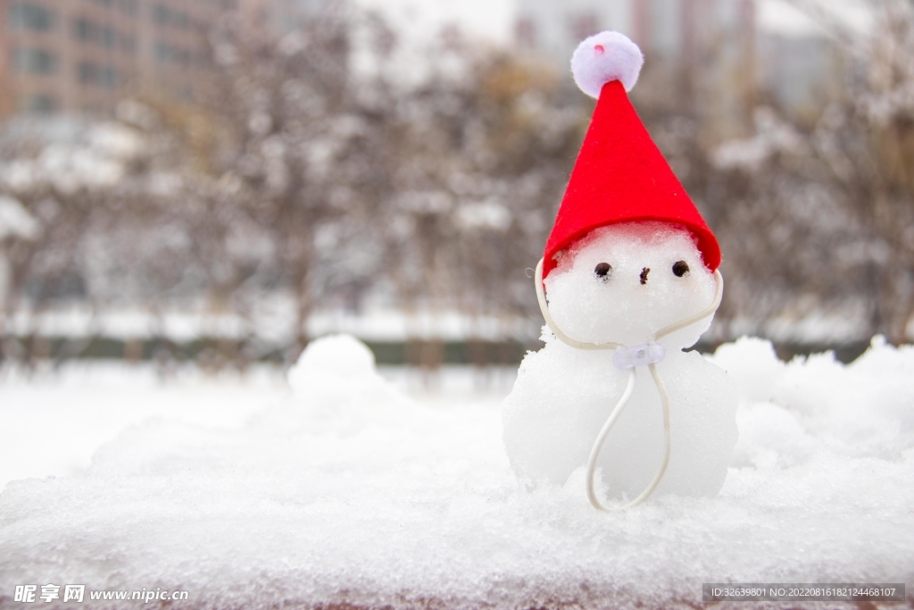  冬季雪人