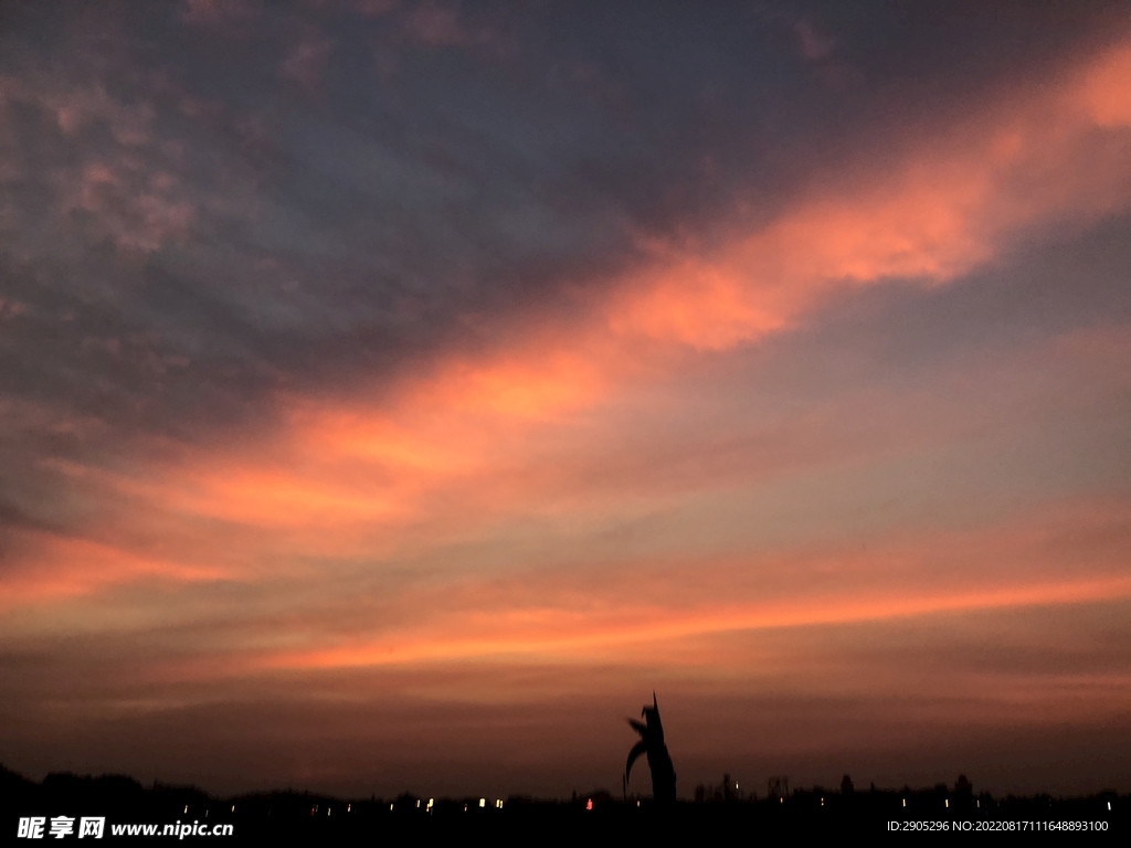 夕阳风光天空之美