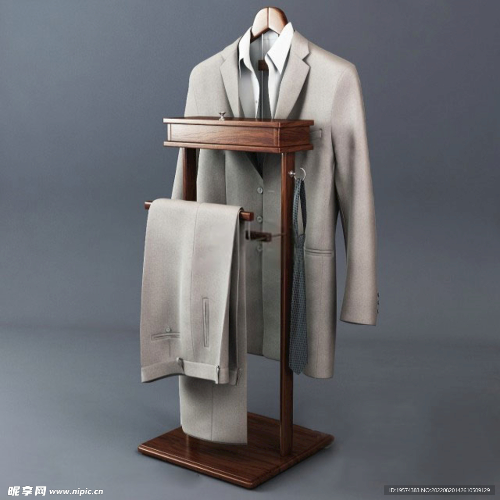 C4D模型西装衣服裤子