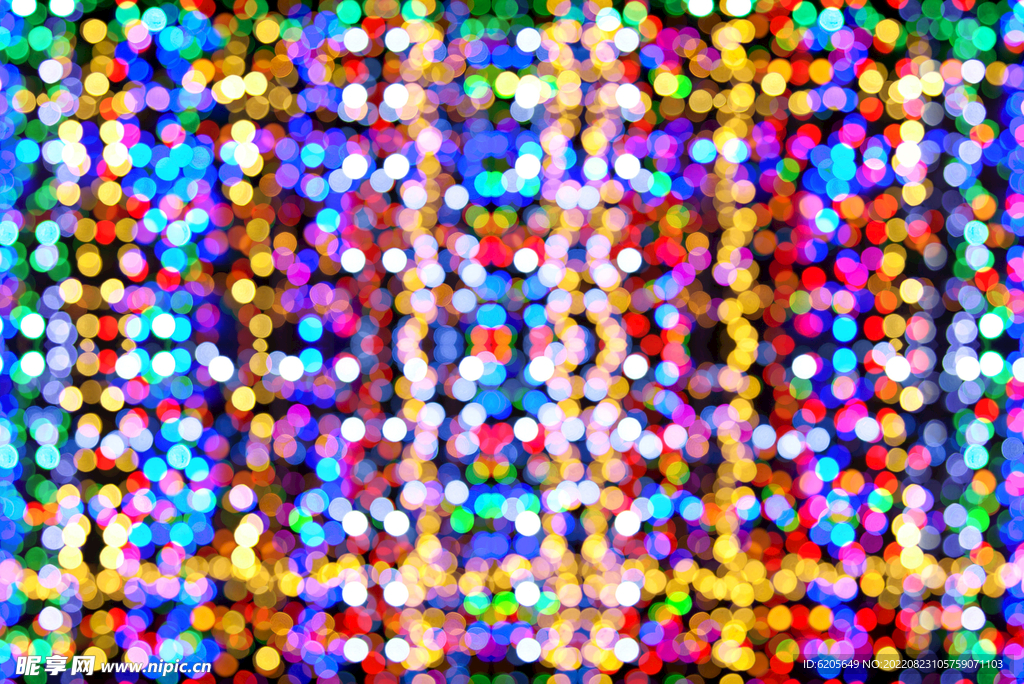 五颜六色的星光斑点