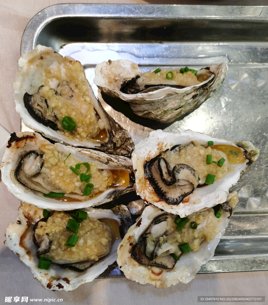 炭烤生蚝