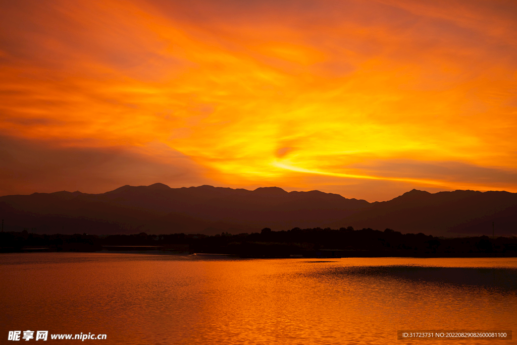 晚霞 夕阳