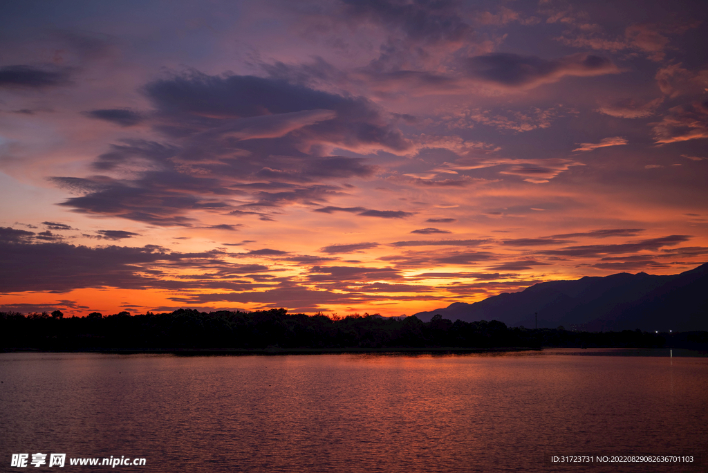 晚霞 夕阳