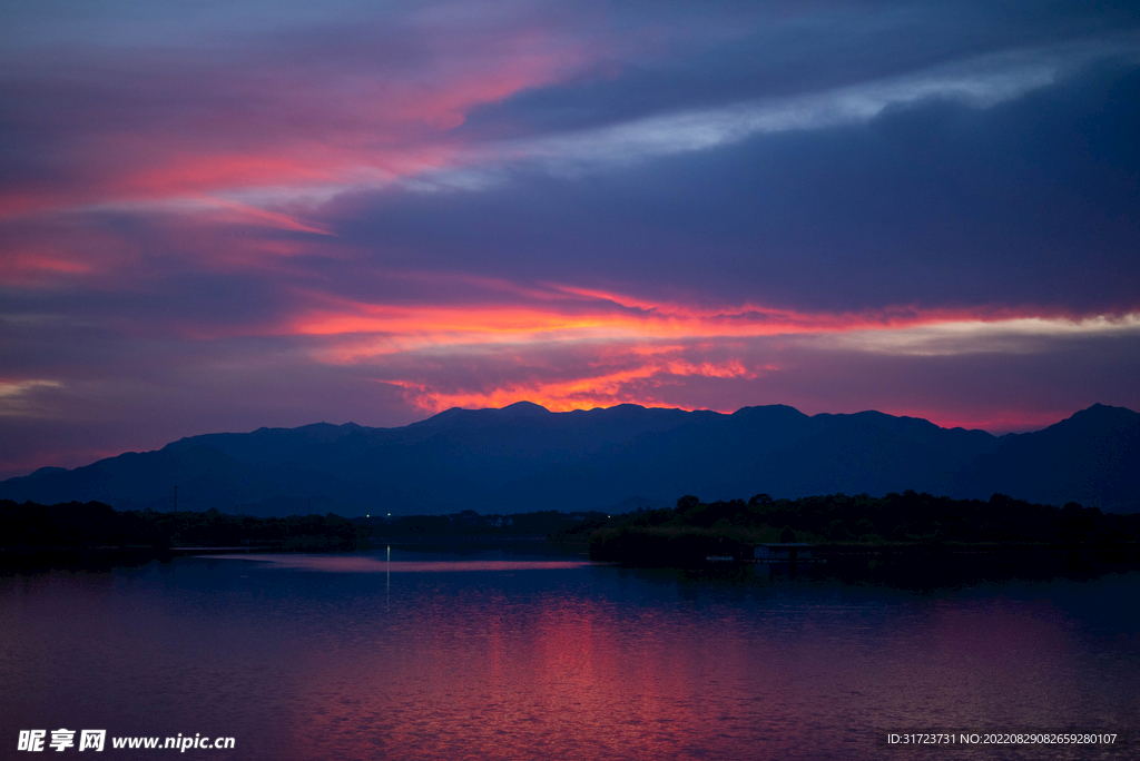 晚霞 夕阳