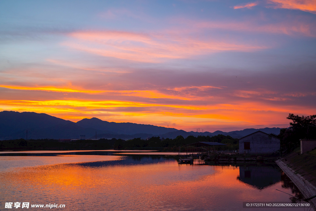  晚霞 夕阳