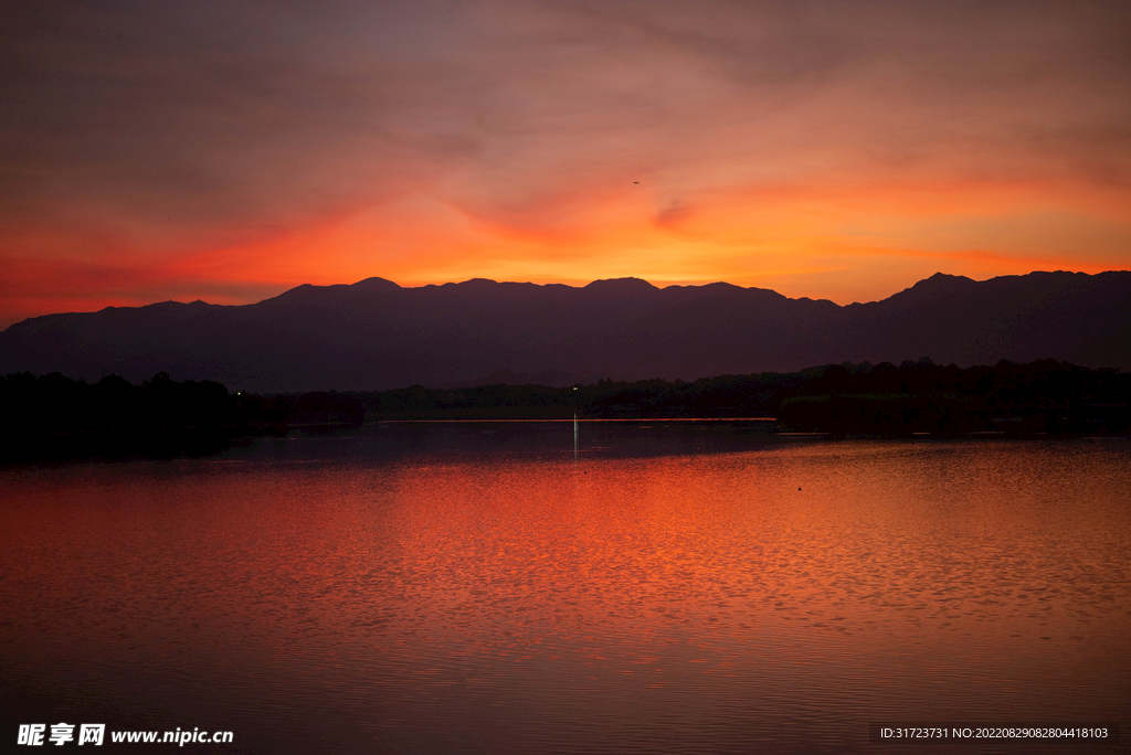 晚霞 夕阳