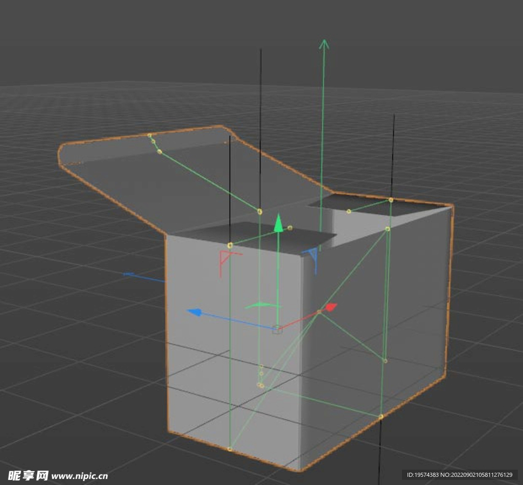C4D模型快递盒子