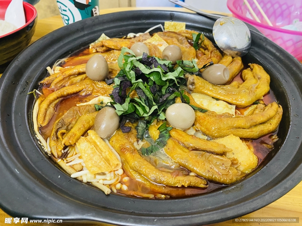 田螺鸭脚煲