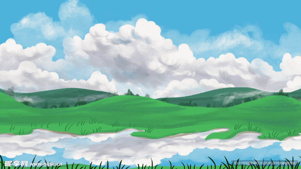 小清新简约创意海报图片