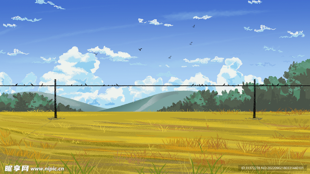  小清新简约创意海报图片