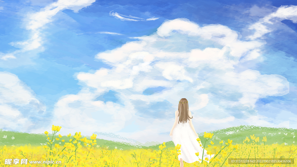  小清新简约创意海报图片