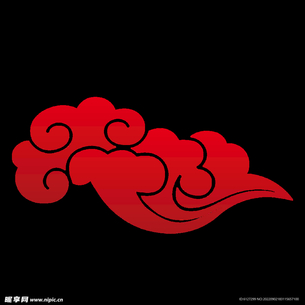 中国风祥云  