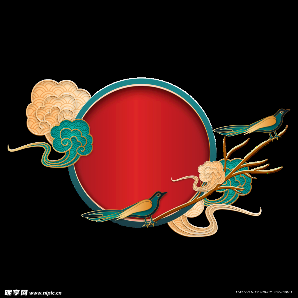 中国风祥云  