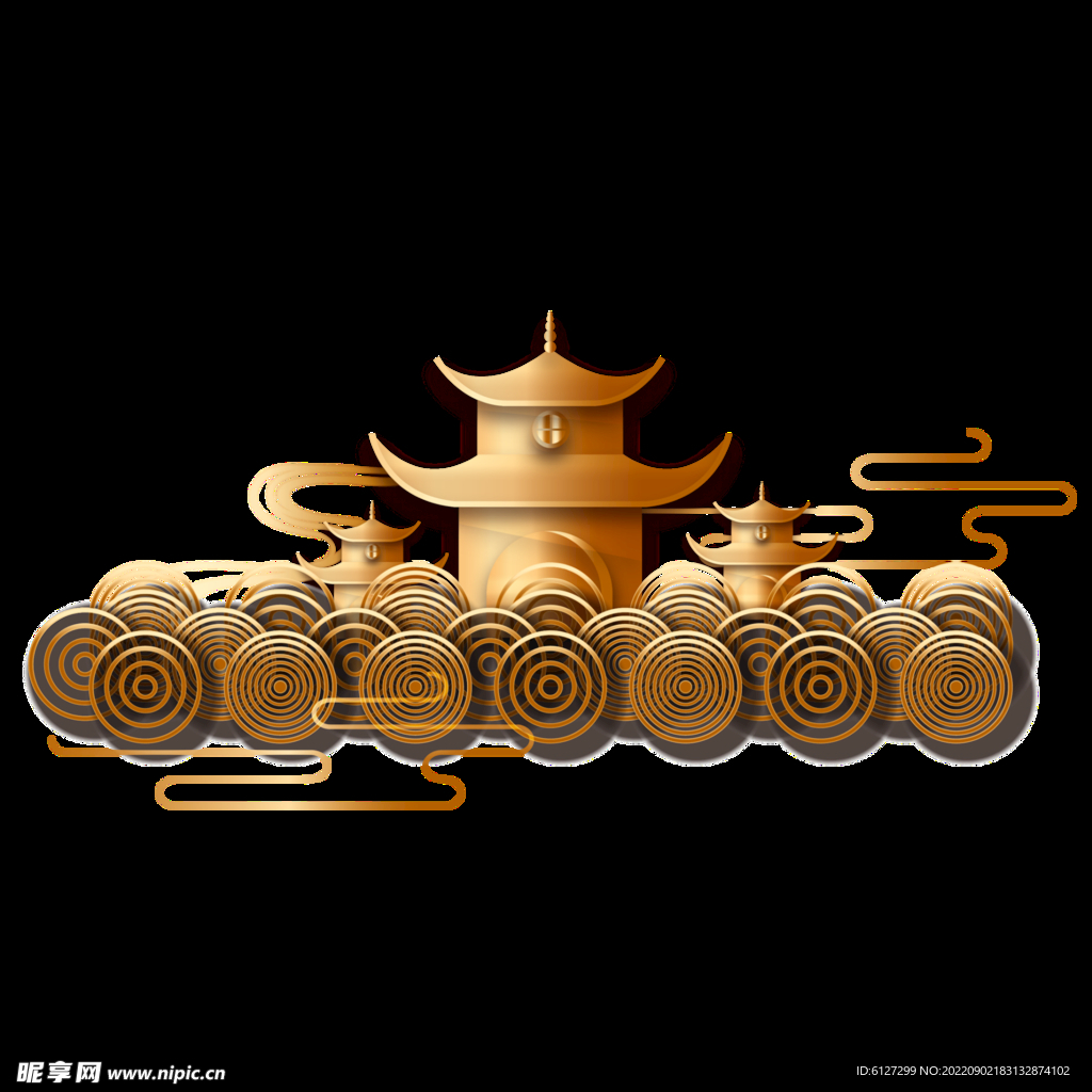 中国风祥云  