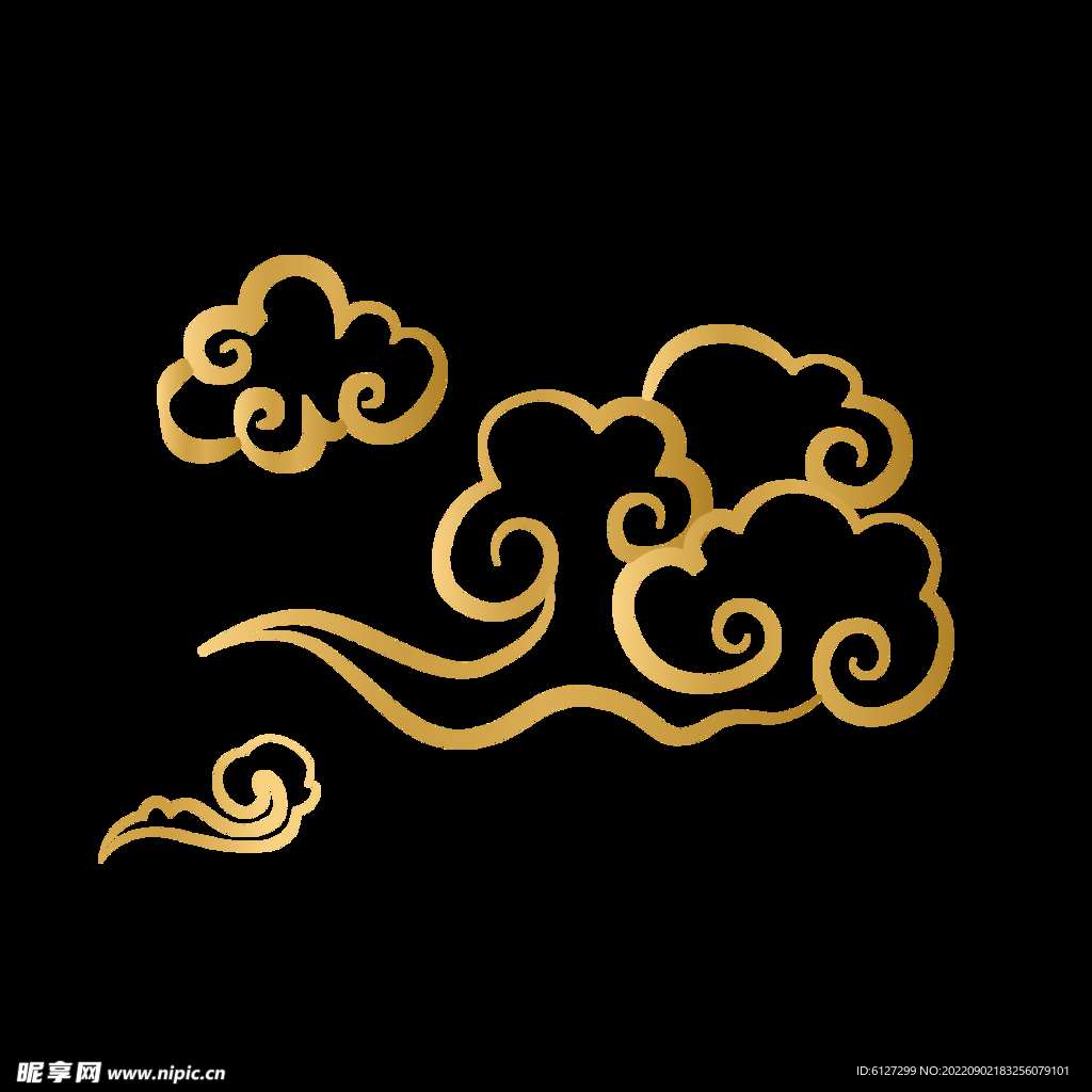 中国风祥云  
